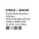 Aplice, corpuri de iluminat pentru pereti - Aplica LED de perete design ambiental CYRCLE 20cm alba