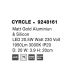 Aplice, corpuri de iluminat pentru pereti - Aplica LED de perete design ambiental CYRCLE 20cm aurie