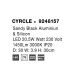 Aplice, corpuri de iluminat pentru pereti - Aplica LED de perete design ambiental CYRCLE 30cm negru