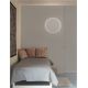 Aplice, corpuri de iluminat pentru pereti - Aplica LED de perete design ambiental CYRCLE 30cm alba