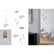 Pendule, Lustre suspendate - Lustra moderna cu 3 pendule design minimalist VEDA