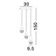 Pendule, Lustre suspendate - Lustra moderna cu 3 pendule design minimalist VEDA
