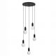 Pendule, Lustre suspendate - Lustra moderna cu 5 pendule design minimalist VEDA