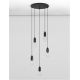 Pendule, Lustre suspendate - Lustra moderna cu 5 pendule design minimalist VEDA