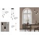 Pendule, Lustre suspendate - Lustra moderna cu 5 pendule design minimalist VEDA