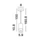 Pendule, Lustre suspendate - Pendul modern minimalist tip spot POGNO