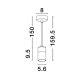 Pendule, Lustre suspendate - Pendul modern minimalist tip spot POGNO
