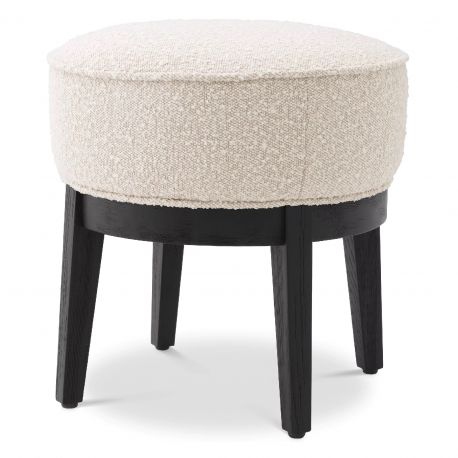 Banchete-Tabureti - Taburete elegant design LUX Jarrett, Boucle crem