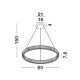 Candelabre, Lustre - Lustra LED suspendata cristal design elegant AURELIA 47W