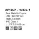 Aplice, corpuri de iluminat pentru pereti - Aplica LED de perete cristal design elegant AURELIA