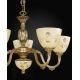 Candelabre, Lustre - Candelabru clasic cu 5 brate realizat manual 6358