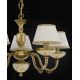 Candelabre, Lustre - Candelabru din alama 5 brate design italian 6422