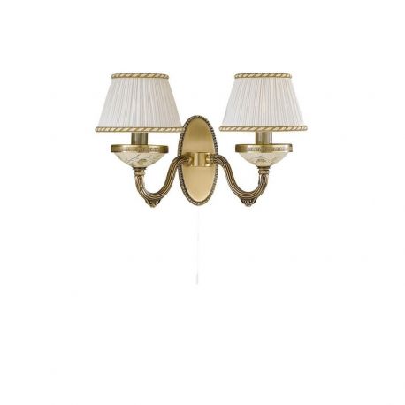 Aplice, corpuri de iluminat pentru pereti - Aplica de perete clasica din alama design italian 6422
