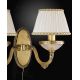 Aplice, corpuri de iluminat pentru pereti - Aplica de perete clasica cu 2 brate din alama design italian 6502