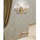 Aplice, corpuri de iluminat pentru pereti - Aplica de perete clasica cu 2 brate din alama design italian 6502