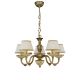 Candelabre, Lustre - Candelabru din alama 5 brate design italian 6522