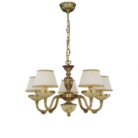 Candelabre, Lustre - Candelabru din alama 5 brate design italian 6522