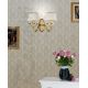 Aplice, corpuri de iluminat pentru pereti - Aplica de perete clasica cu 2 brate din alama design italian 6522