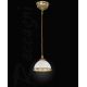 Pendule, Lustre suspendate - Pendul clasic alama/sticla realizat manual 7102