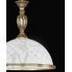 Pendule, Lustre suspendate - Lustra / Pendul clasic alama/sticla realizat manual 7102