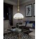 Pendule, Lustre suspendate - Lustra / Pendul clasic alama/sticla realizat manual 7102