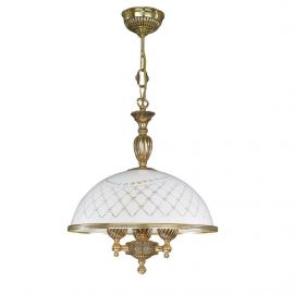 Pendule, Lustre suspendate - Lustra clasica alama/sticla realizat manual 7102
