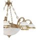 Pendule, Lustre suspendate - Candelabru din alama design italian 8+3L 7102
