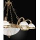 Pendule, Lustre suspendate - Candelabru din alama design italian 8+3L 7102