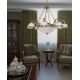 Pendule, Lustre suspendate - Candelabru din alama design italian 8+3L 7102