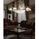 Pendule, Lustre suspendate - Candelabru din alama design italian 10+4L 7102