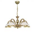 Candelabru din alama cu 5 brate design italian 7102