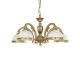 Pendule, Lustre suspendate - Candelabru din alama cu 5 brate design italian 7102
