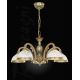 Pendule, Lustre suspendate - Candelabru din alama cu 5 brate design italian 7102