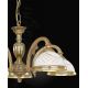 Pendule, Lustre suspendate - Candelabru din alama cu 5 brate design italian 7102