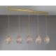 Pendule, Lustre suspendate - Lustra moderna cu 5 pendule design italian 10034 multicolor