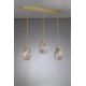 Pendule, Lustre suspendate - Lustra moderna cu 3 pendule design italian 10034 multicolor