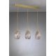 Pendule, Lustre suspendate - Lustra moderna cu 3 pendule design italian 10034 multicolor