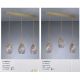 Pendule, Lustre suspendate - Lustra moderna cu 3 pendule design italian 10034 multicolor