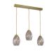 Pendule, Lustre suspendate - Lustra moderna cu 3 pendule design italian 10034 multicolor