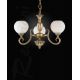 Candelabre, Lustre - Candelabru din alama cu 3 brate design italian 8450