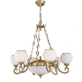 Candelabre, Lustre - Candelabru din alama 6+2L design italian 8450
