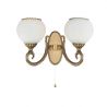 Aplica de perete cu 2 brate din alama design italian 8450