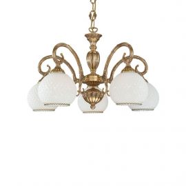 Candelabre, Lustre - Candelabru din alama cu 5 brate design italian 8500