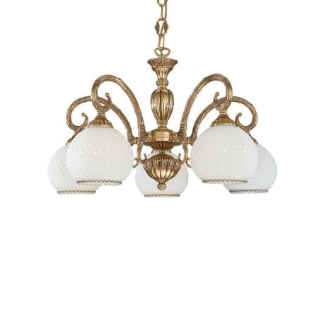 Candelabre, Lustre - Candelabru din alama cu 5 brate design italian 8500