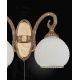 Aplice, corpuri de iluminat pentru pereti - Aplica de perete clasica cu 2 brate design italian 8500