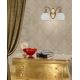 Aplice, corpuri de iluminat pentru pereti - Aplica de perete clasica cu 2 brate design italian 8500
