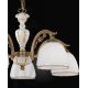 Candelabre, Lustre - Candelabru din alama cu 5 brate design italian 8606