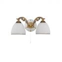 Aplica de perete cu 2 brate din alama design italian 8606