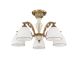 Lustra aplicata clasica din alama 5 brate design italian 8606