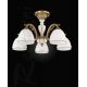 Lustre aplicate - Lustra aplicata clasica din alama 5 brate design italian 8606